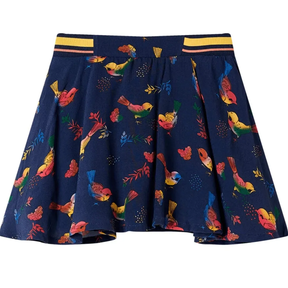 vidaXL Falda infantil azul marino 104