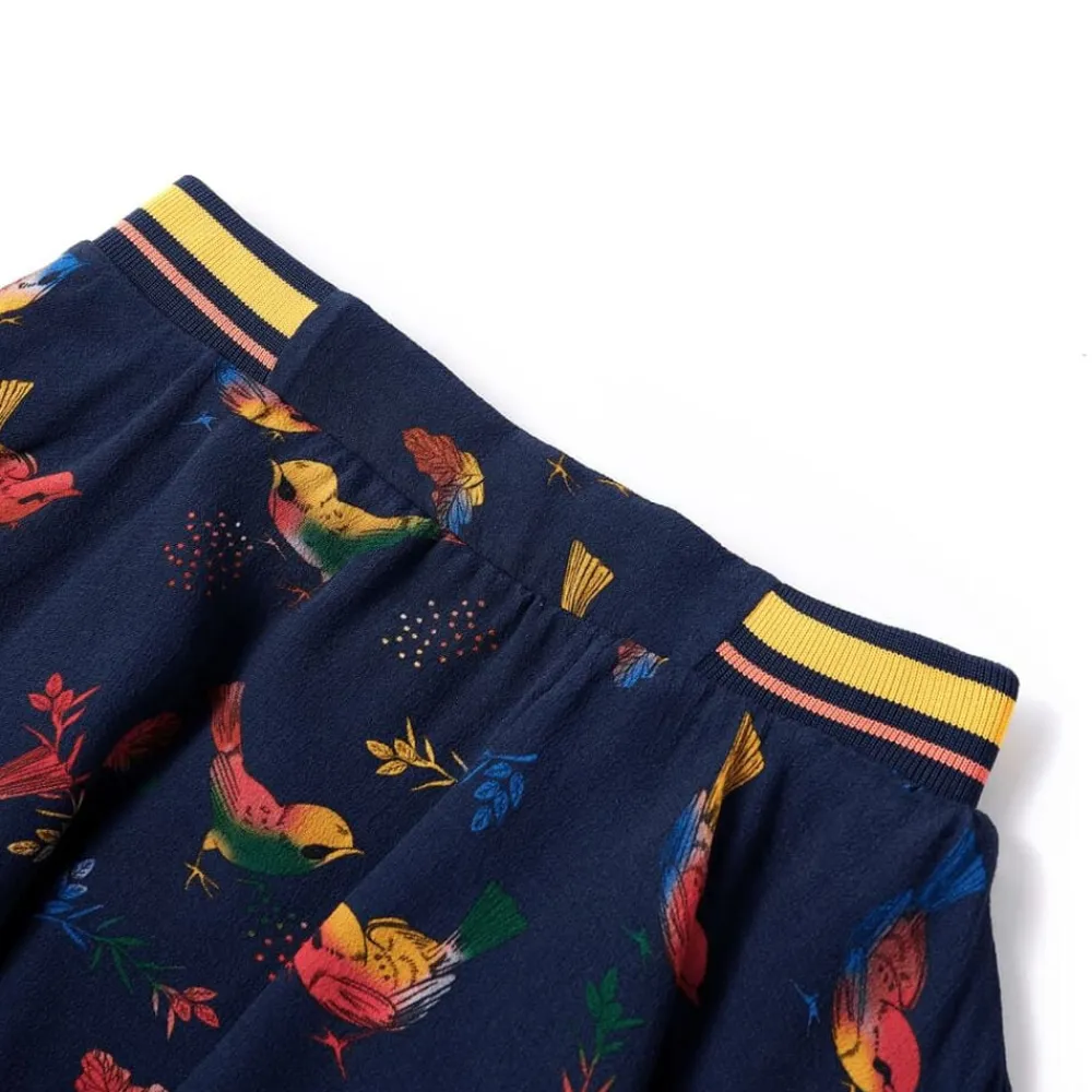 vidaXL Falda infantil azul marino 104