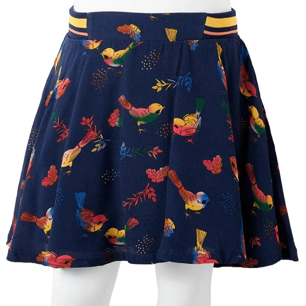 vidaXL Falda infantil azul marino 104