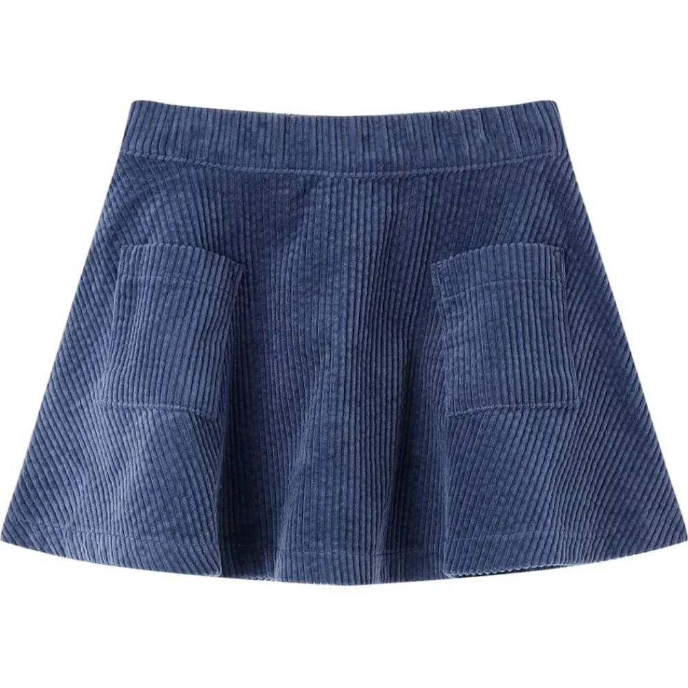 vidaXL Ropa Y Accesorios-Falda infantil con bolsillos pana 92