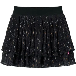 vidaXL Falda infantil con diseño de volantes escalonados negro 92 Outlet