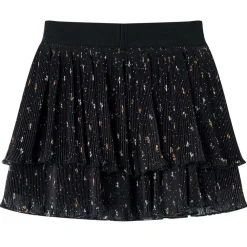 vidaXL Falda infantil con diseño de volantes escalonados negro 92 Outlet