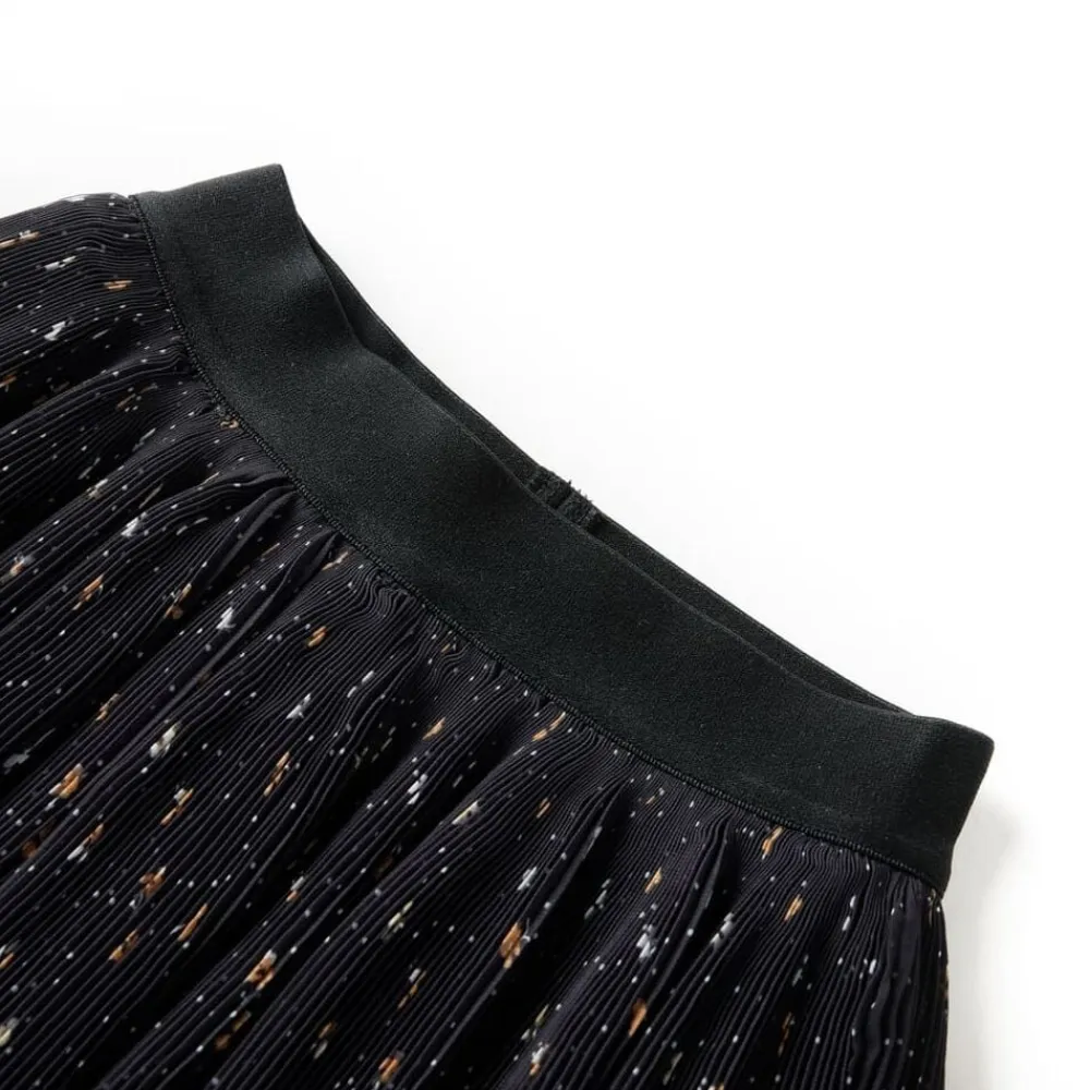 vidaXL Falda infantil con diseño de volantes escalonados negro 92 Outlet