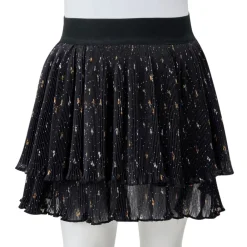 vidaXL Falda infantil con diseño de volantes escalonados negro 92 Outlet