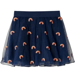 vidaXL Falda infantil con tul azul marino 92 Discount