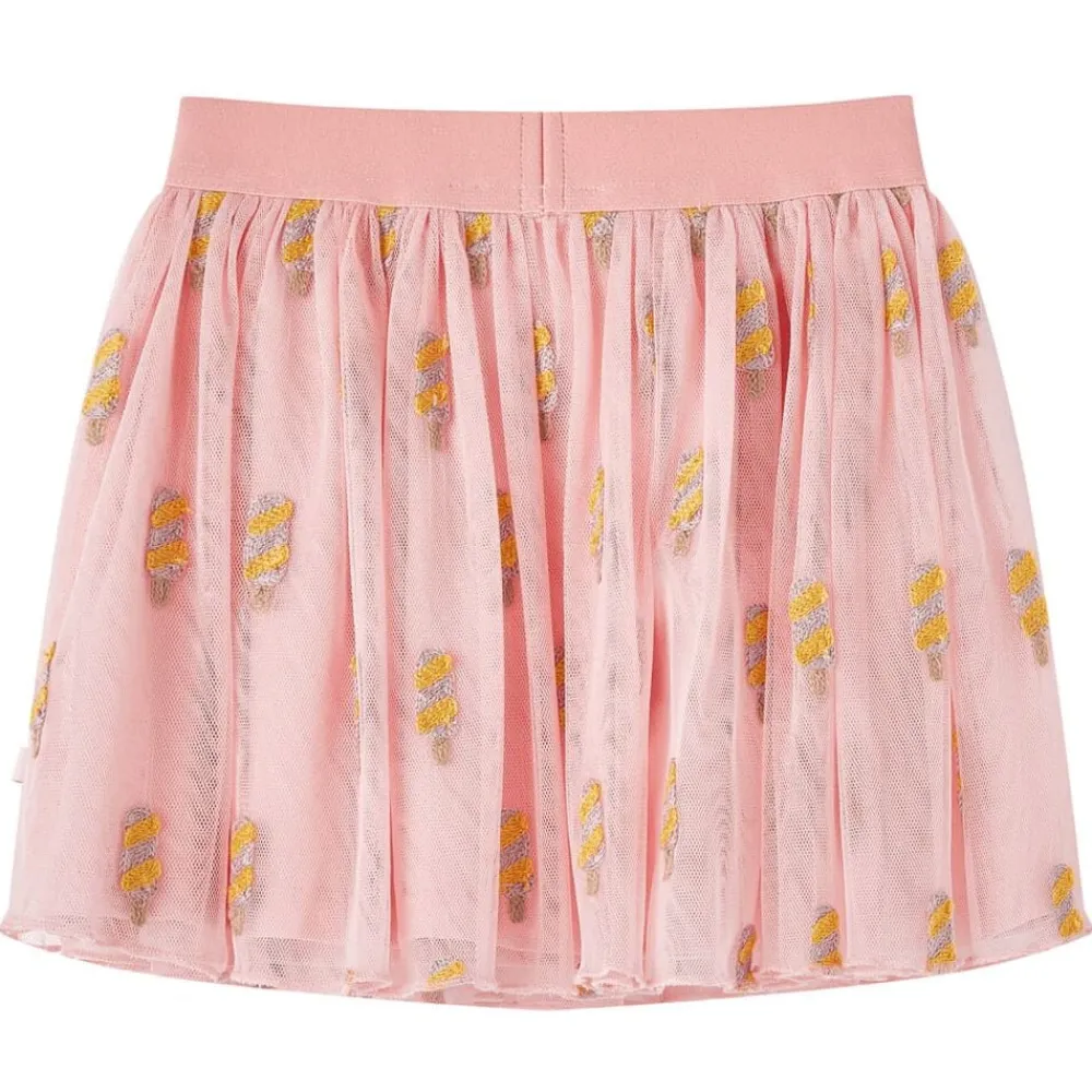 vidaXL Falda infantil con tul rosa claro 104 Online