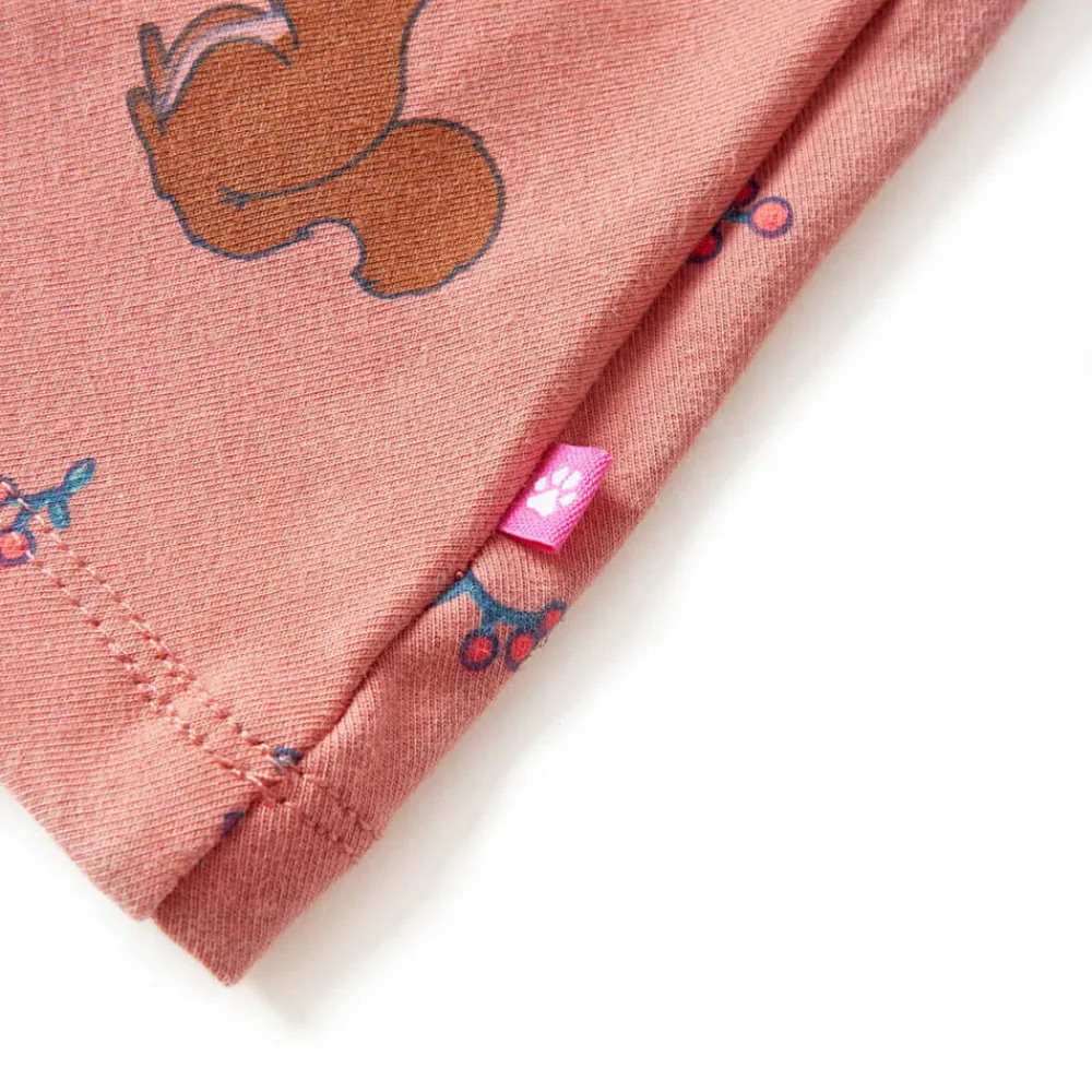 vidaXL Ropa Y Accesorios-Falda infantil rosa palo 116