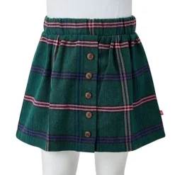 vidaXL Falda infantil verde oscuro 92 Outlet