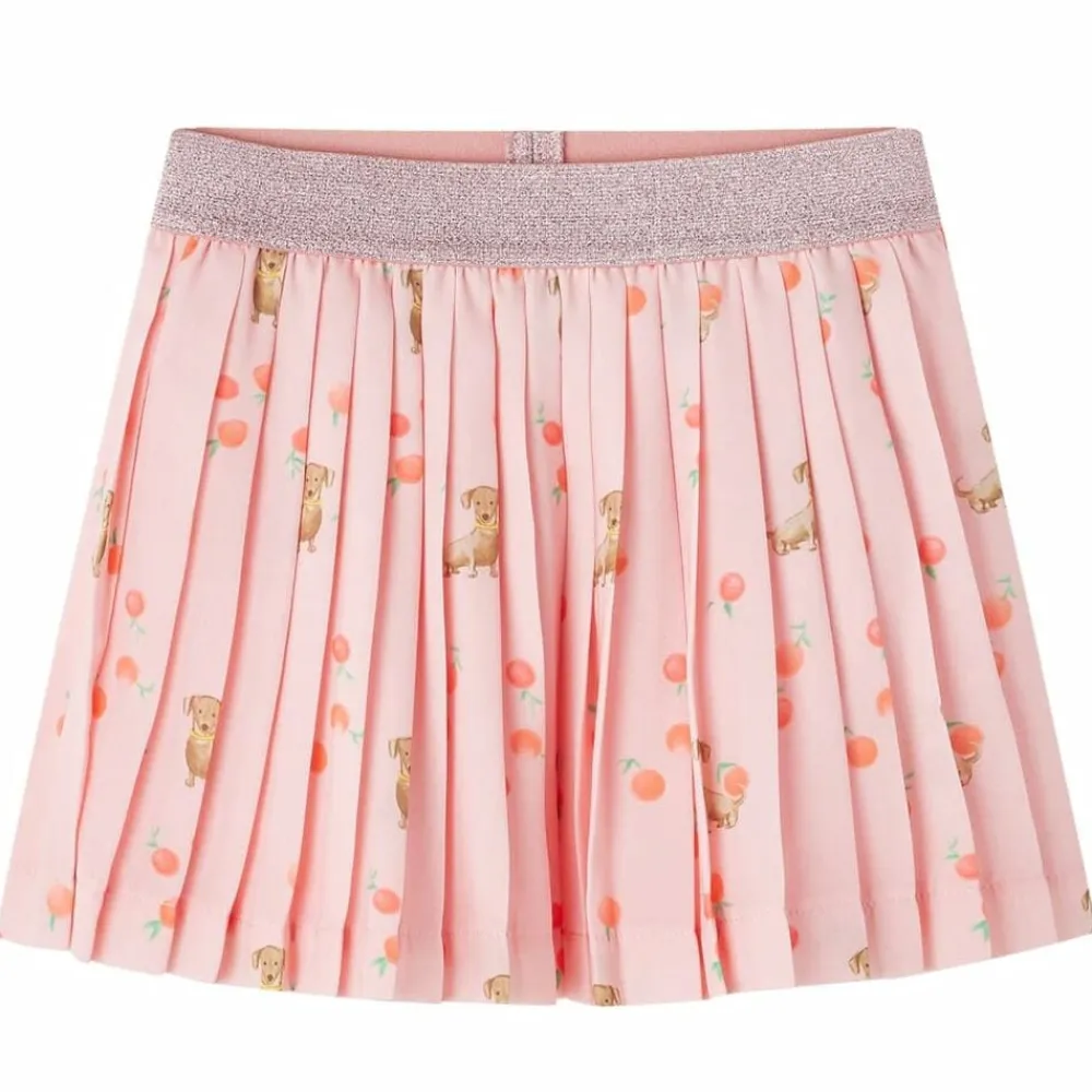 vidaXL Falda plisada infantil naranja claro 104 Online