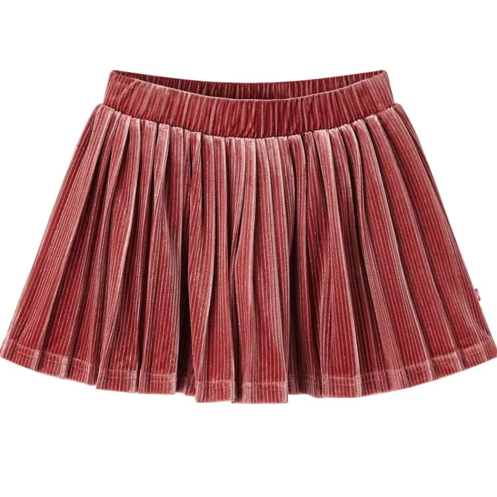 vidaXL Falda plisada infantil rosa 104