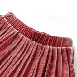 vidaXL Falda plisada infantil rosa 104