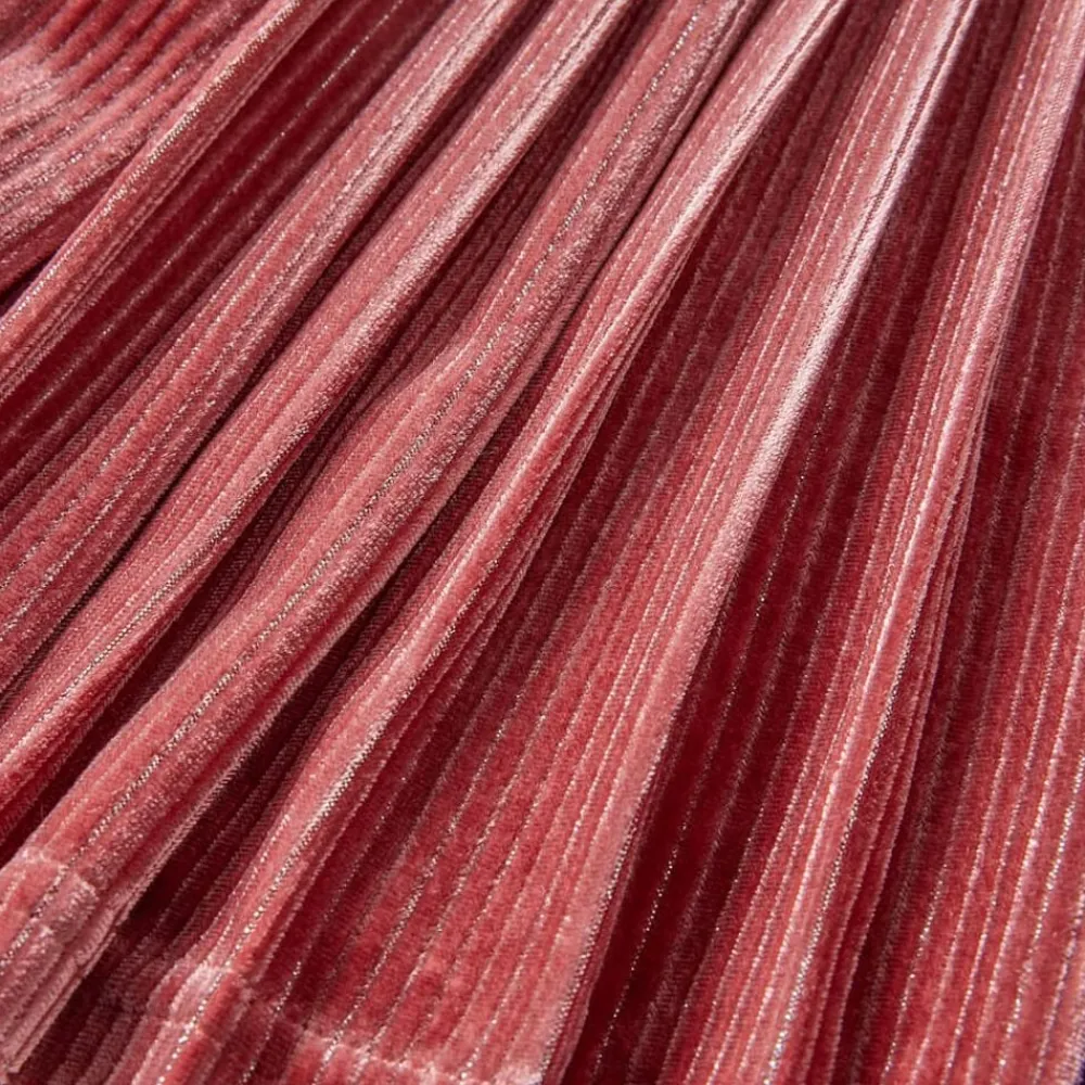 vidaXL Falda plisada infantil rosa 104