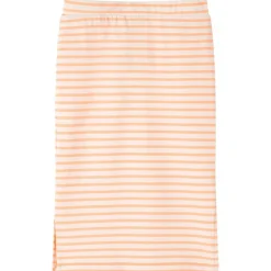 vidaXL Falda recta infantil con rayas fluorescente 128 Naranja Discount