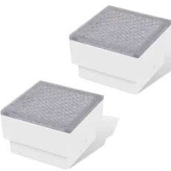 vidaXL Foco LED empotrable para el exterior, 100 x 100 x 68 mm Hot