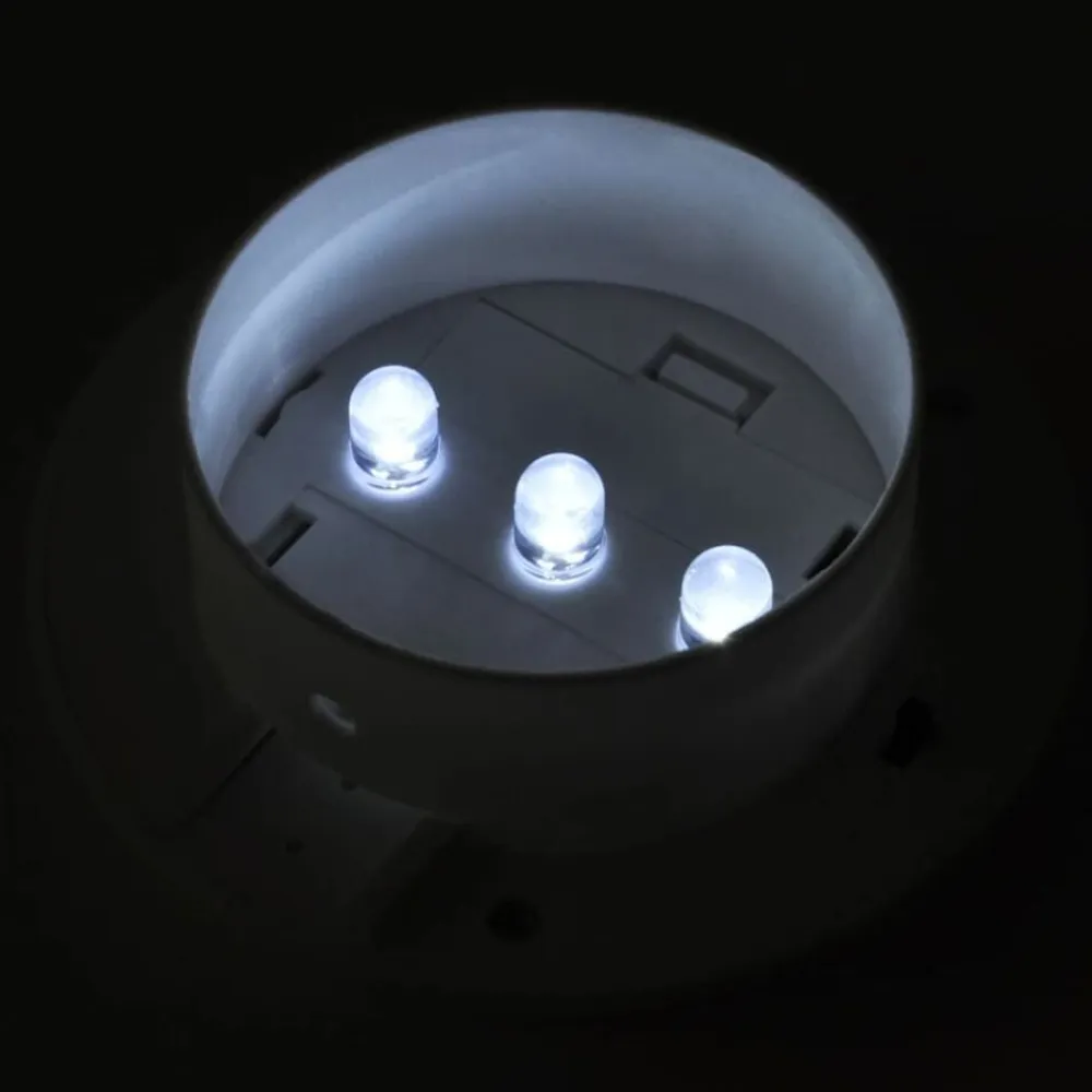 vidaXL Iluminación-Foco solar para vallas de jardín, 6 unidades