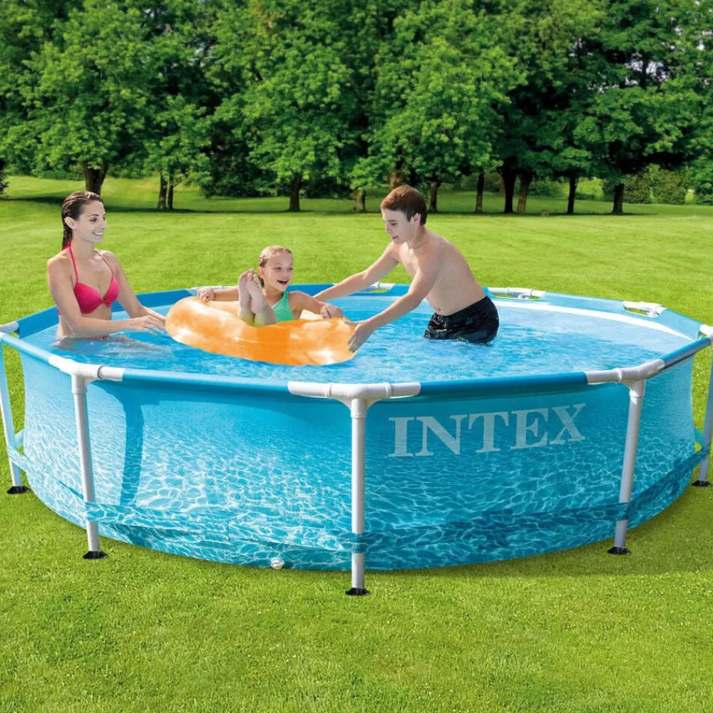 INTEX Piscina Y Spa-Beachsidede Piscina con estructura de metal 305x76 cm