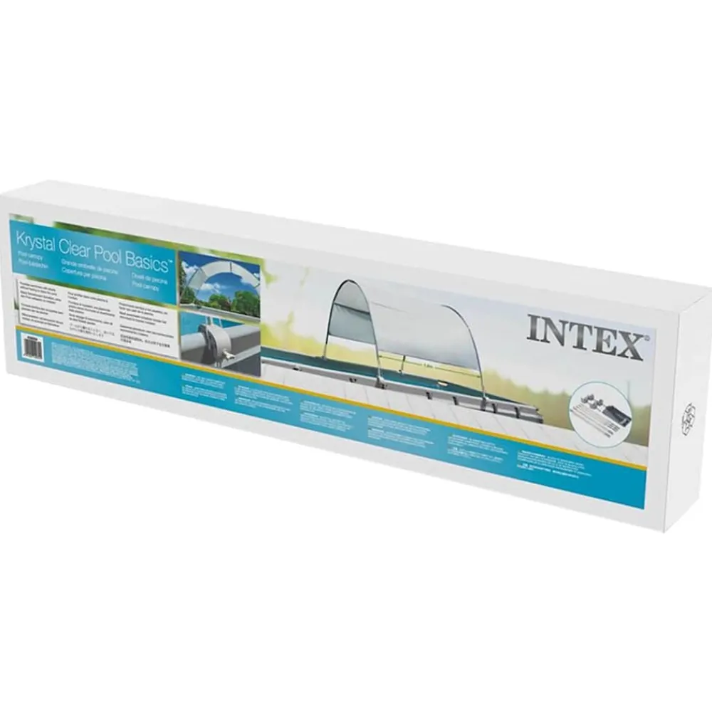 INTEX Piscina Y Spa-Capota de piscina gris claro