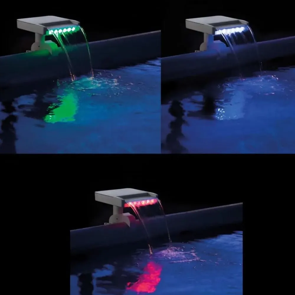 INTEX Cascada de piscina LED multicolor Best