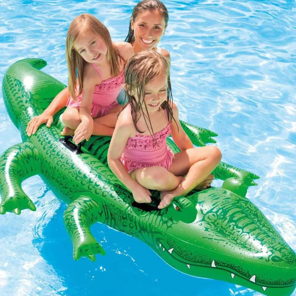 INTEX Cocodrilo gigante Ride-On 203x114 cm Best
