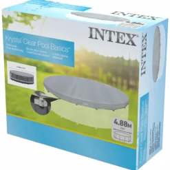 INTEX Piscina Y Spa-Cubierta de piscina Deluxe redonda 488 cm 28040