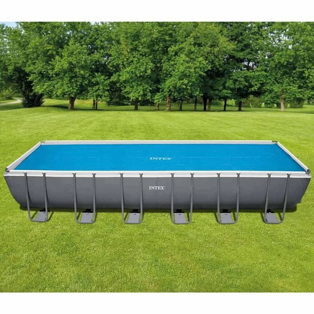 INTEX Cubierta de piscina solar polietileno azul 716x346 cm Outlet