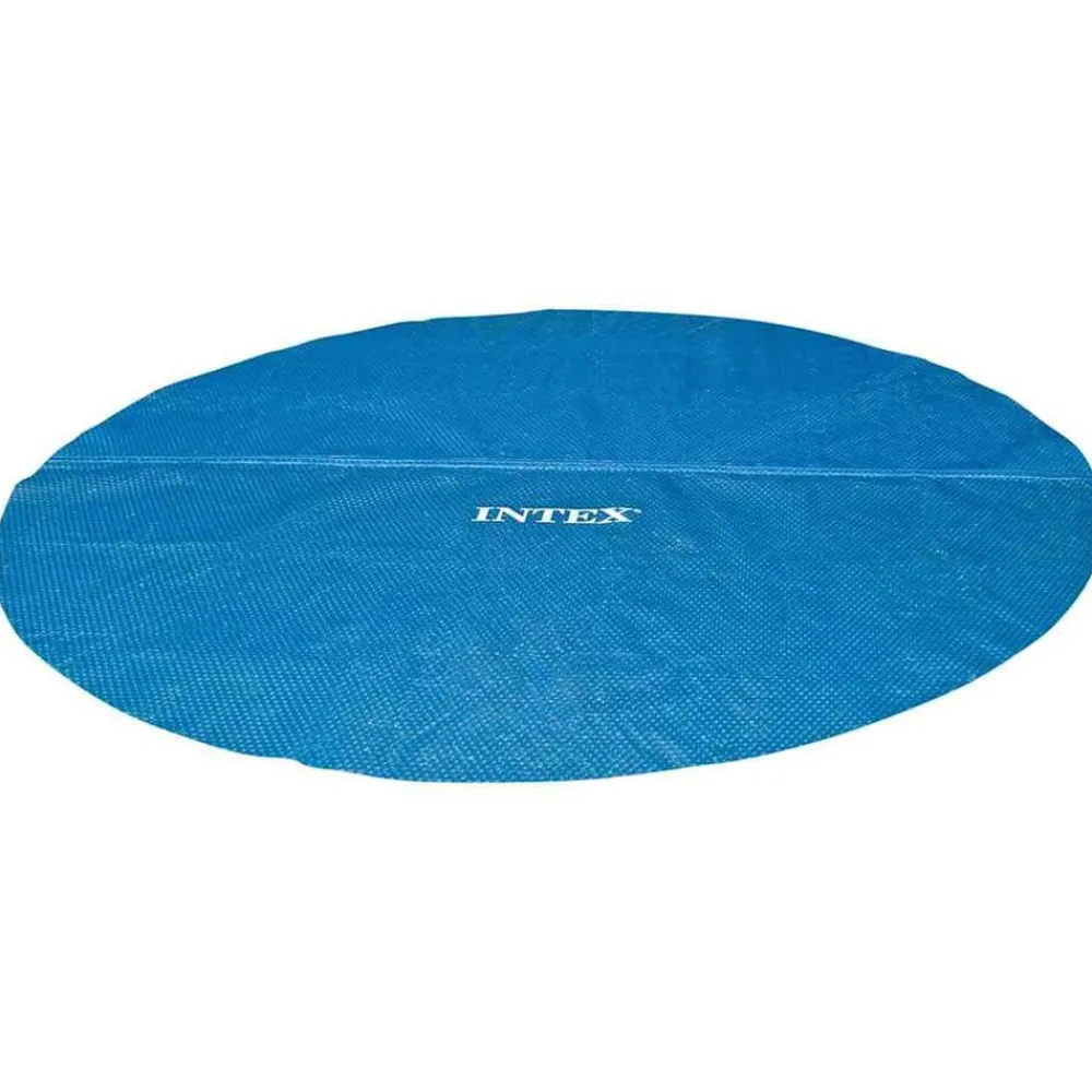 INTEX Piscina Y Spa-Cubierta de piscina solar polietileno azul 538 cm