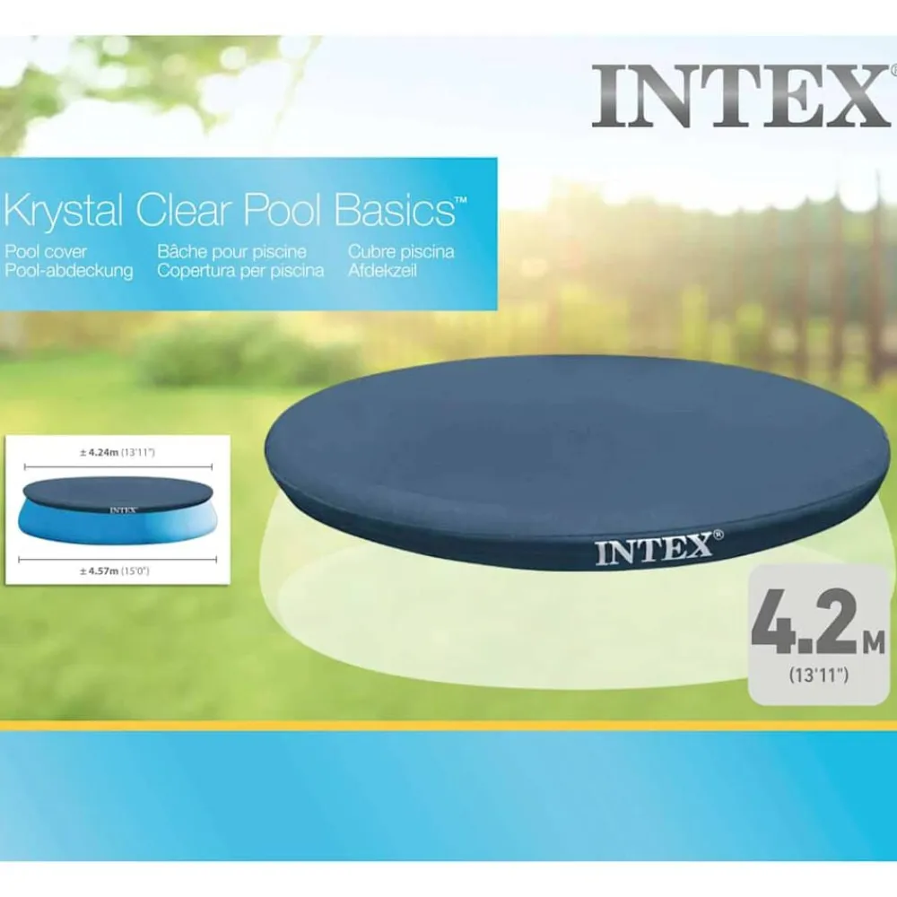 INTEX Piscina Y Spa-Cubierta de piscina redonda 457 cm
