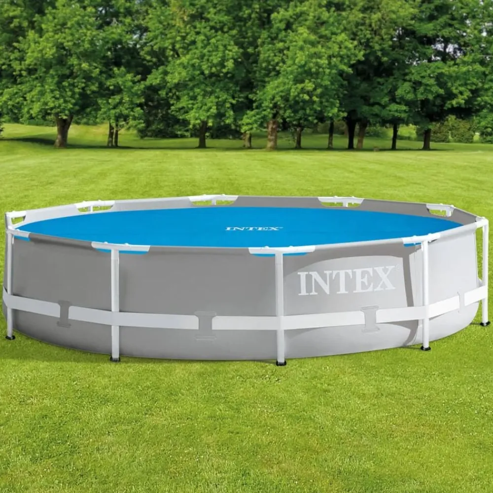 INTEX Piscina Y Spa-Cubierta de piscina solar de polietileno azul 290 cm