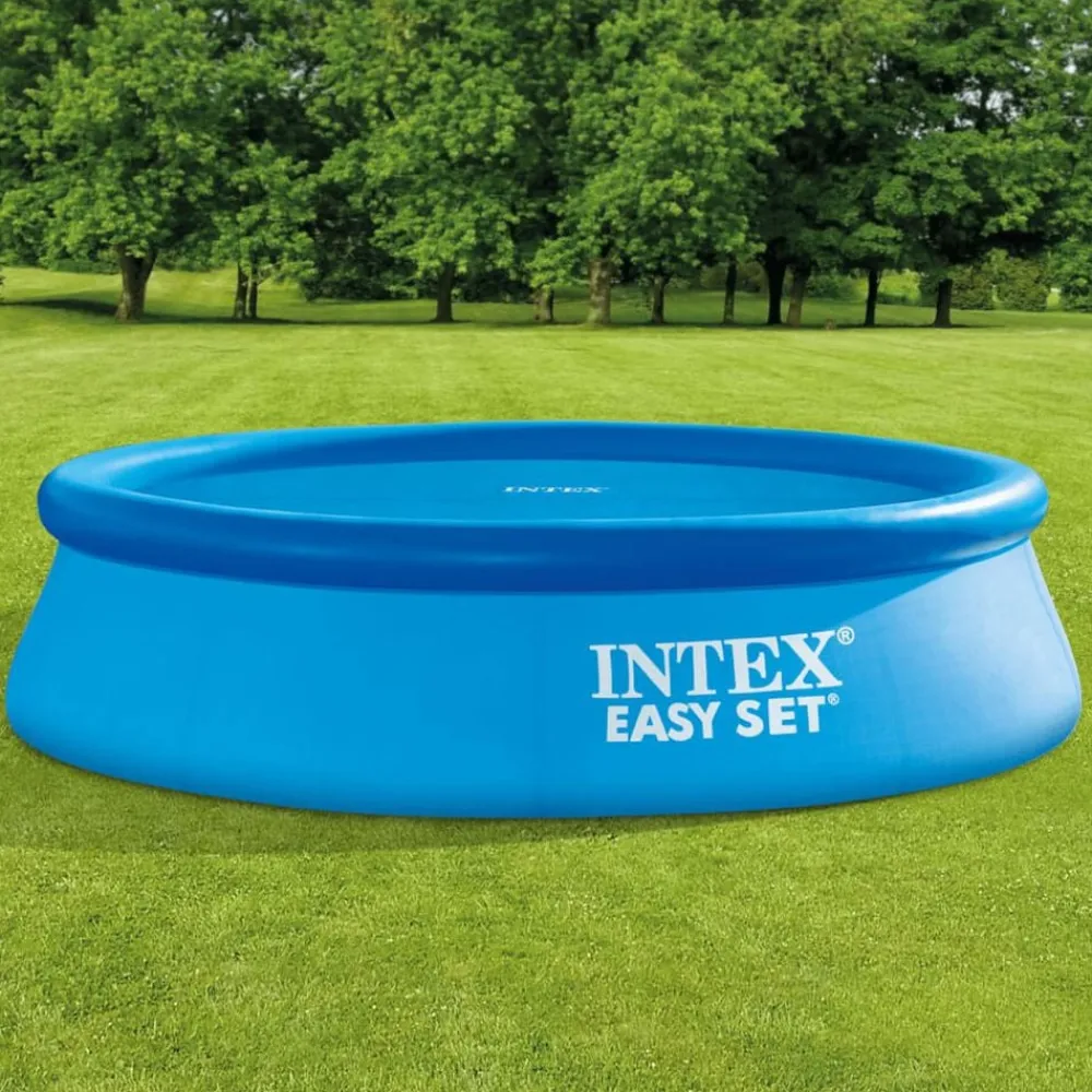 INTEX Piscina Y Spa-Cubierta de piscina solar de polietileno azul 290 cm