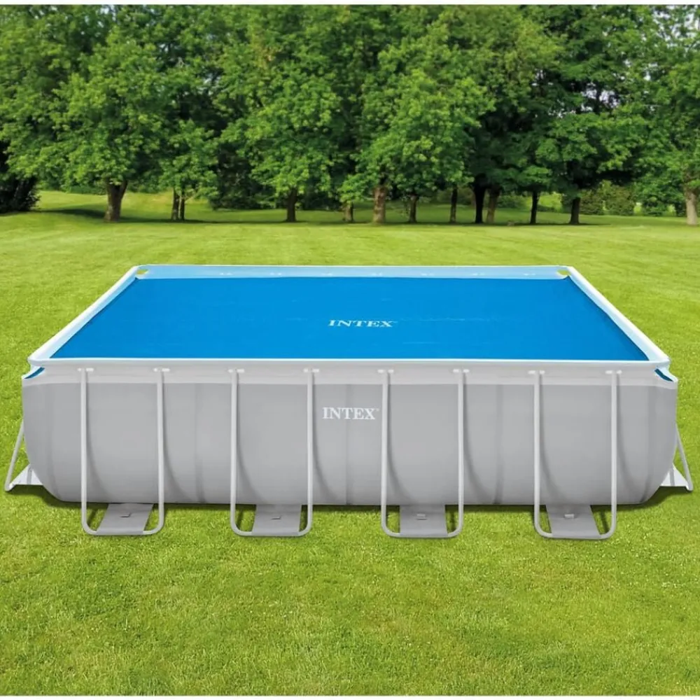 INTEX Cubierta de piscina solar polietileno azul 476x234 cm Discount