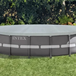 INTEX Piscina Y Spa-Cubierta de piscina redonda Deluxe 549 cm 28041