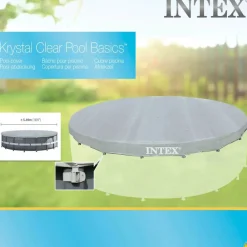 INTEX Piscina Y Spa-Cubierta de piscina redonda Deluxe 549 cm 28041