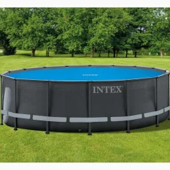 INTEX Piscina Y Spa-Cubierta solar de piscina redonda 488 cm
