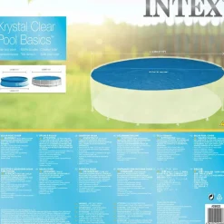 INTEX Cubierta solar de piscina redonda 366 cm New