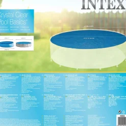 INTEX Piscina Y Spa-Cubierta solar de piscina redonda 457 cm