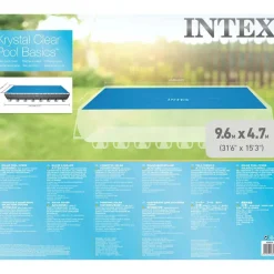 INTEX Piscina Y Spa-Cubierta solar para piscina rectangular 975x488 cm