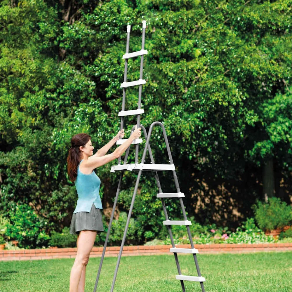 INTEX Escalera de seguridad para piscina 5 peldaños 132 cm Outlet