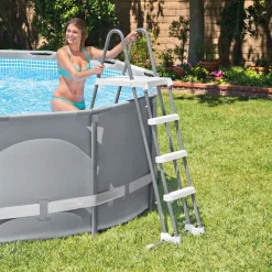 INTEX Piscina Y Spa-Escalera de seguridad para piscina 3 peldaños 91-107 cm