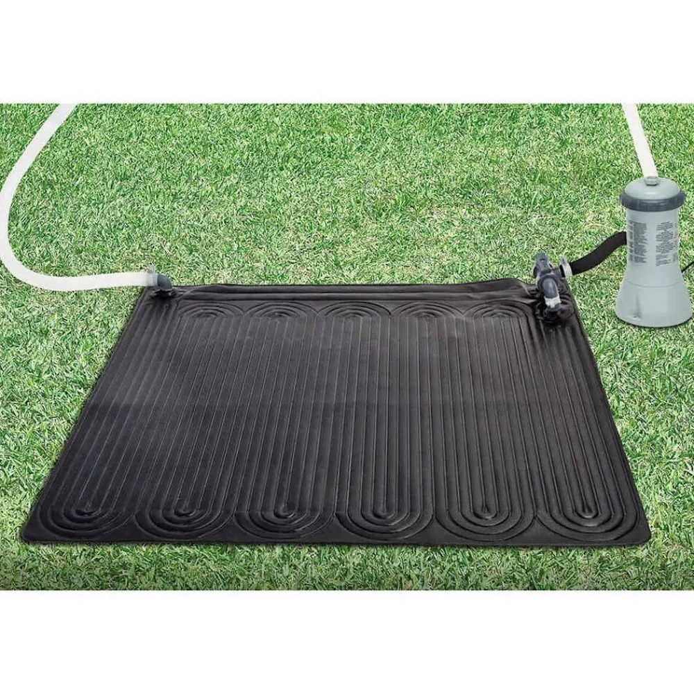INTEX Piscina Y Spa-Esterilla calefactora solar PVC negro 1,2x1,2 m