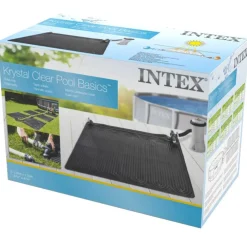 INTEX Piscina Y Spa-Esterilla calefactora solar PVC negro 1,2x1,2 m