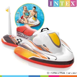 INTEX Piscina Y Spa-Moto inflable Wave Rider 117x77 cm