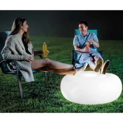 INTEX Piscina Y Spa-Otomana con LED 86x33 cm