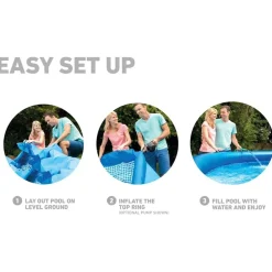 INTEX Piscina Y Spa-Piscina Easy Set con sistema de filtro 457x84 cm