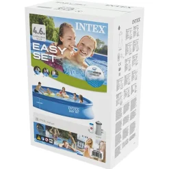 INTEX Piscina Y Spa-Piscina Easy Set con sistema de filtro 457x84 cm