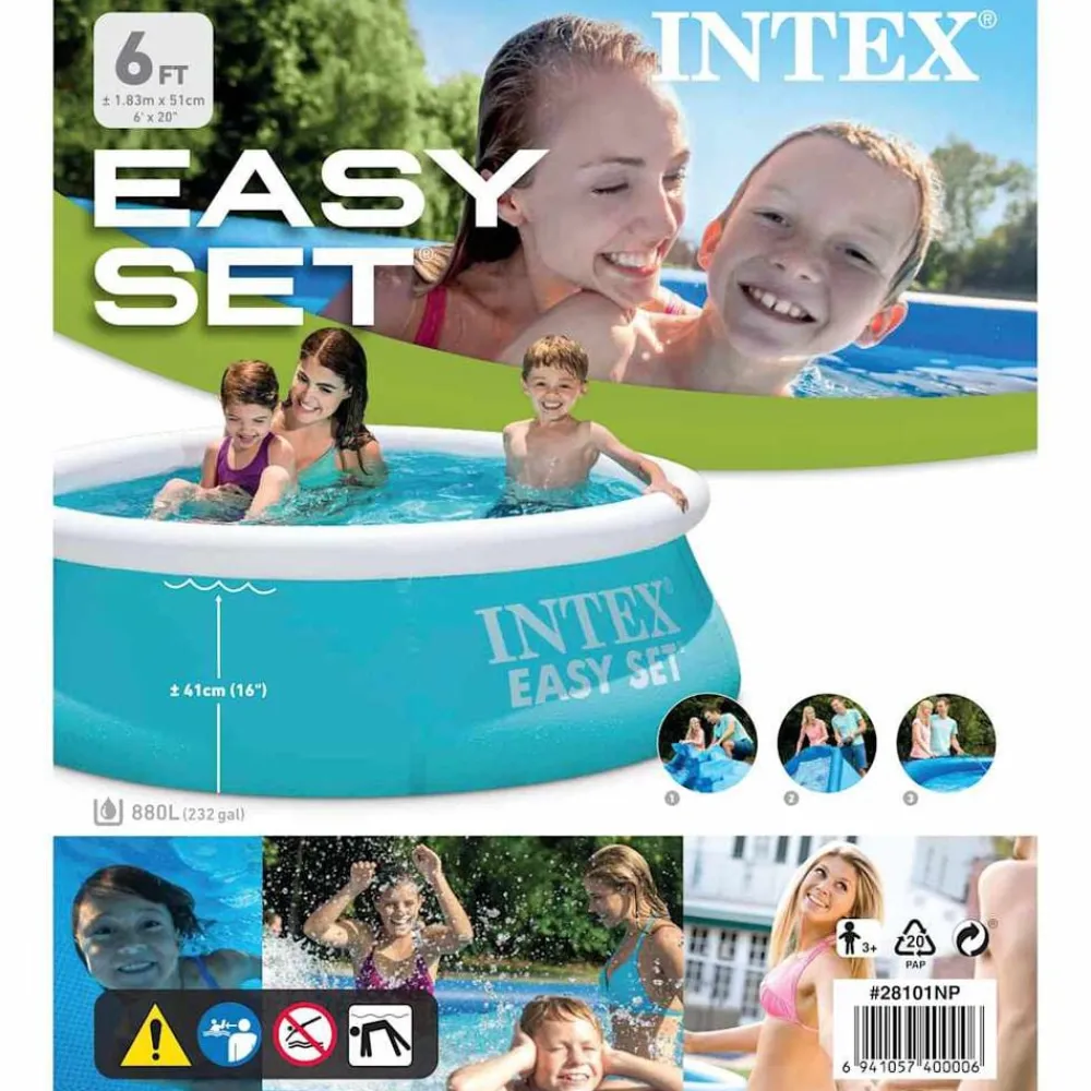 INTEX Piscina Y Spa-Piscina Easy Set 183x51 cm