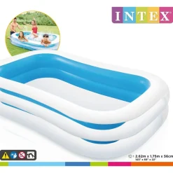 INTEX Piscina familiar Swim Center 262x175x56 cm