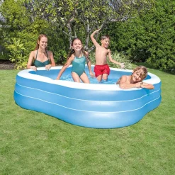 INTEX Piscina hinchable Beach Wave 229x229x56 cm 57495NP Clearance