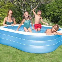 INTEX Piscina hinchable Beach Wave 229x229x56 cm 57495NP Clearance
