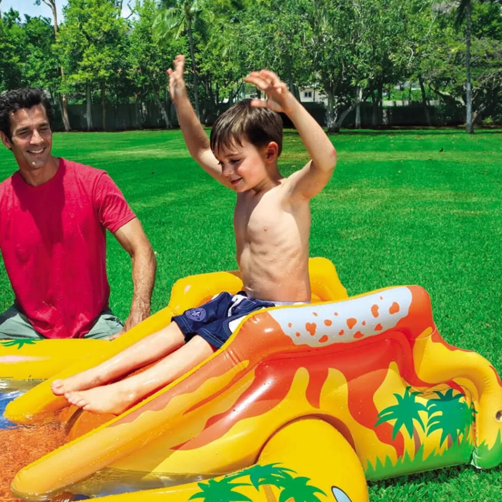 INTEX Piscina inflable Dinosaur Play Center 249x191x109 cm Best