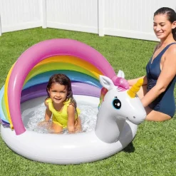 INTEX Piscina para bebé Unicornio 127x102x69 cm Discount